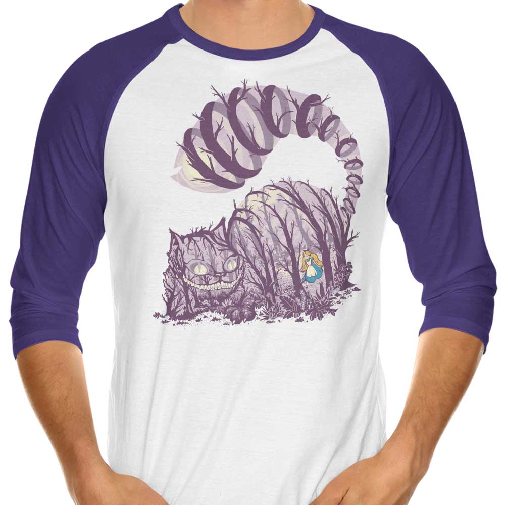 Inside Wonderland - 3/4 Sleeve Raglan T-Shirt