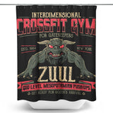 Interdimensional Crossfit - Shower Curtain