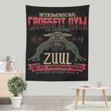 Interdimensional Crossfit - Wall Tapestry