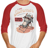 It Reminds Me Of Hell - 3/4 Sleeve Raglan T-Shirt