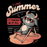 It Reminds Me Of Hell - 3/4 Sleeve Raglan T-Shirt