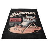 It Reminds Me Of Hell - Fleece Blanket