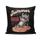 It Reminds Me Of Hell - Throw Pillow