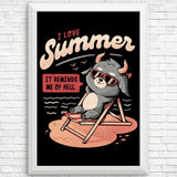 It Reminds Me Of Hell - Posters & Prints