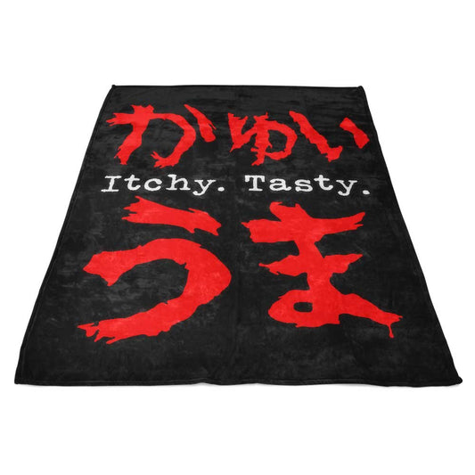 Itchy. Tasty. - Fleece Blanket