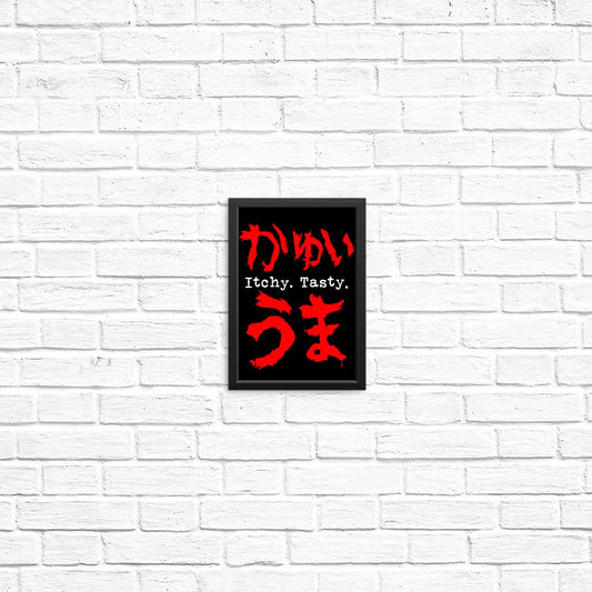 Itchy. Tasty. - Posters & Prints