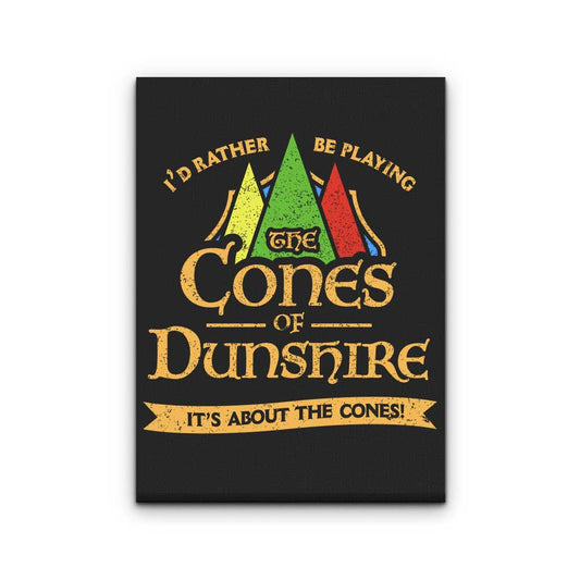 It's All About the Cones - Canvas Print
