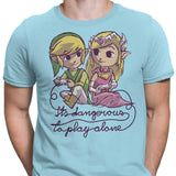 It's Dangerous to Play Alone - Men's Apparel