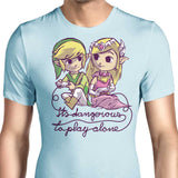 It's Dangerous to Play Alone - Men's Apparel