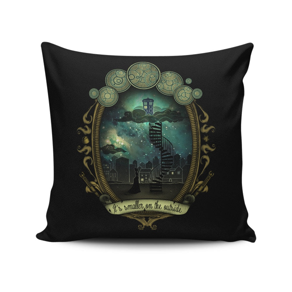 It's Smaller on the Outside - Throw Pillow