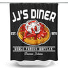 JJ's Famous Waffles - Shower Curtain
