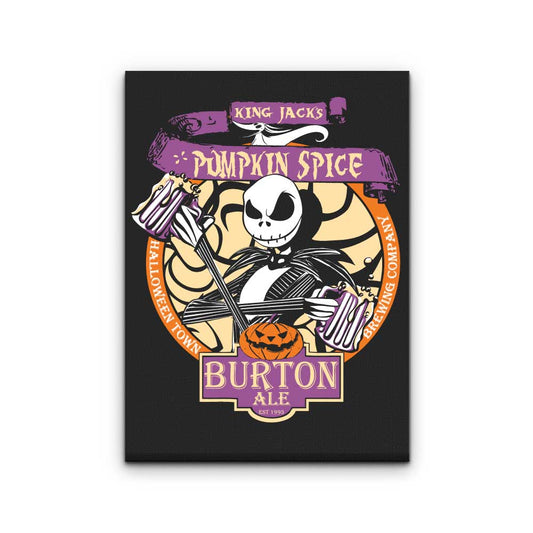 Jack's Pumpkin Spice - Canvas Print