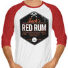 Jack's Red Rum - 3/4 Sleeve Raglan T-Shirt