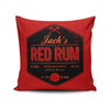 Jack's Red Rum - Throw Pillow