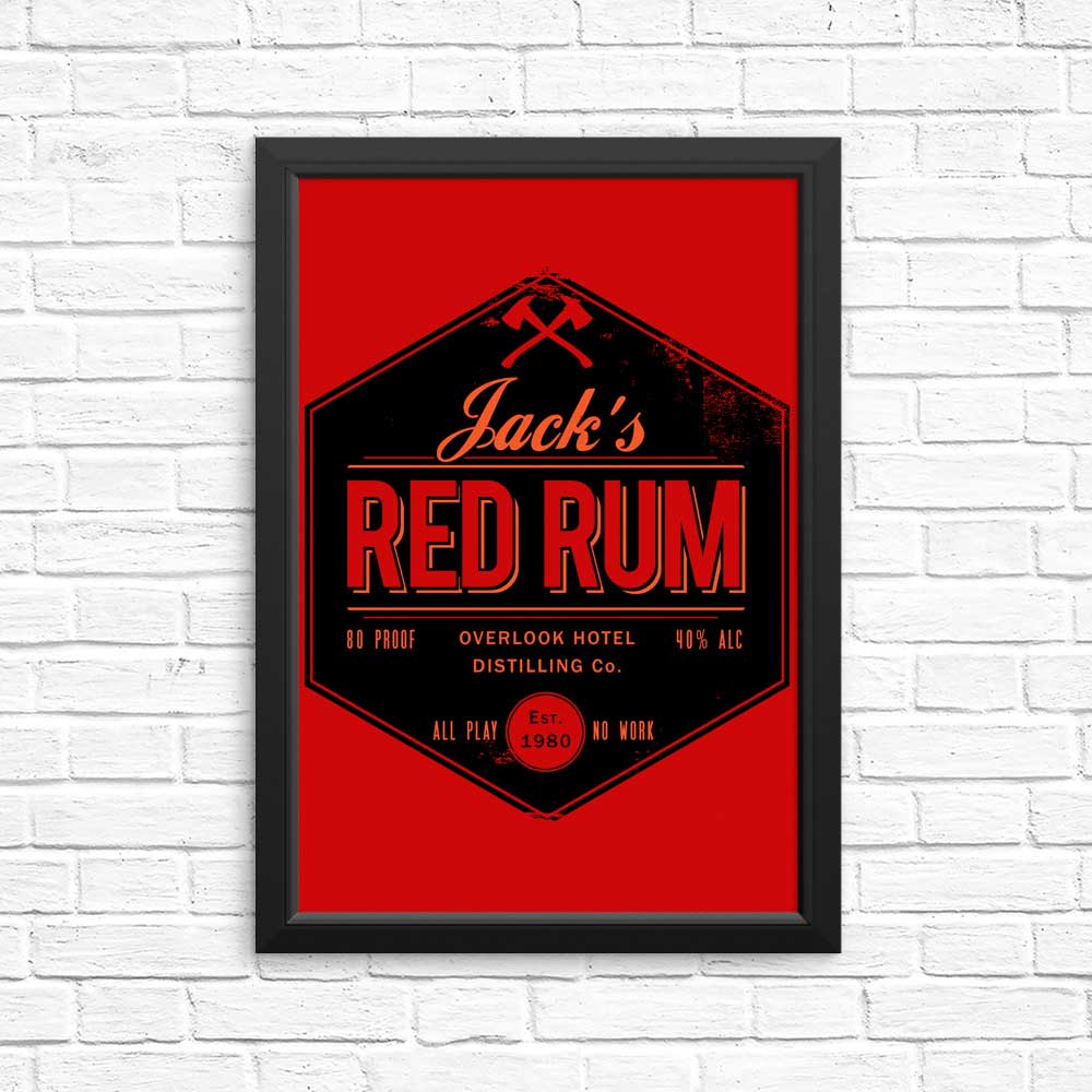 Jack's Red Rum - Posters & Prints