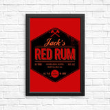 Jack's Red Rum - Posters & Prints