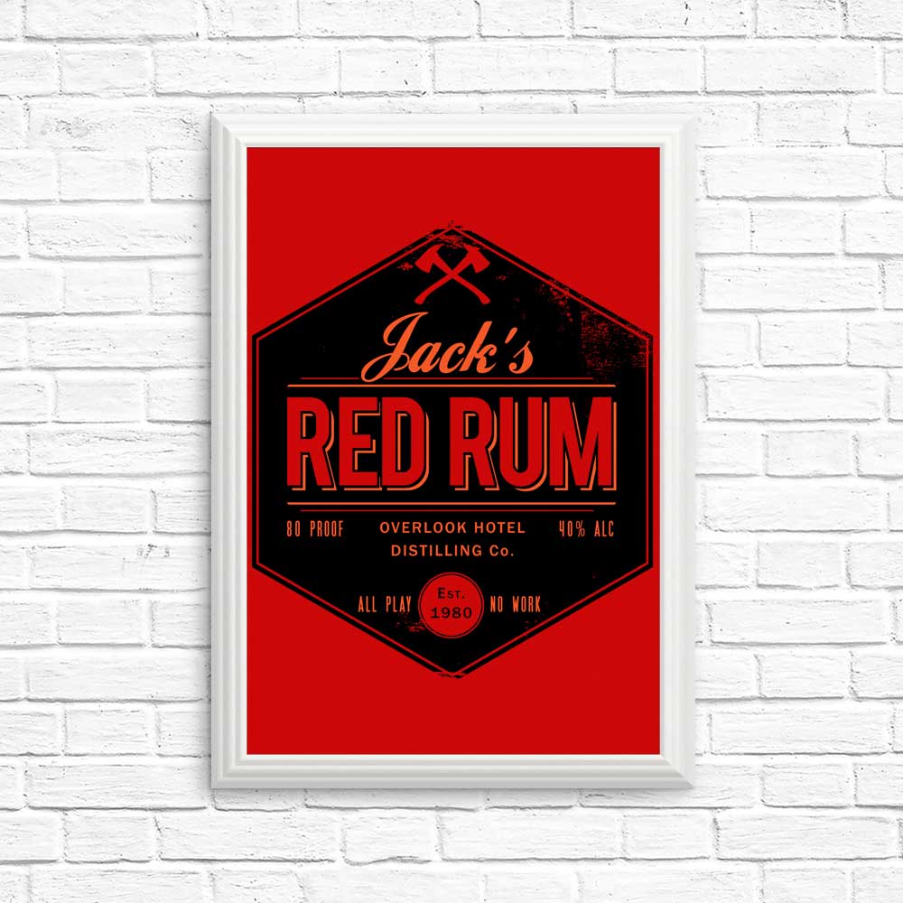 Jack's Red Rum - Posters & Prints