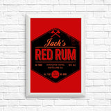 Jack's Red Rum - Posters & Prints