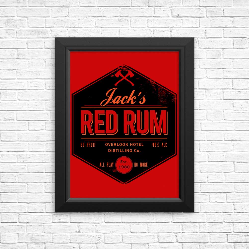 Jack's Red Rum - Posters & Prints