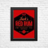 Jack's Red Rum - Posters & Prints