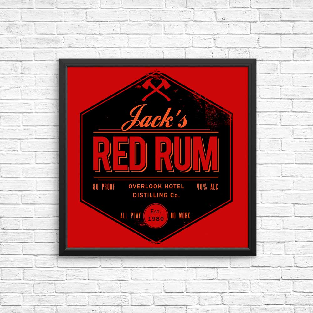 Jack's Red Rum - Posters & Prints