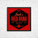 Jack's Red Rum - Posters & Prints