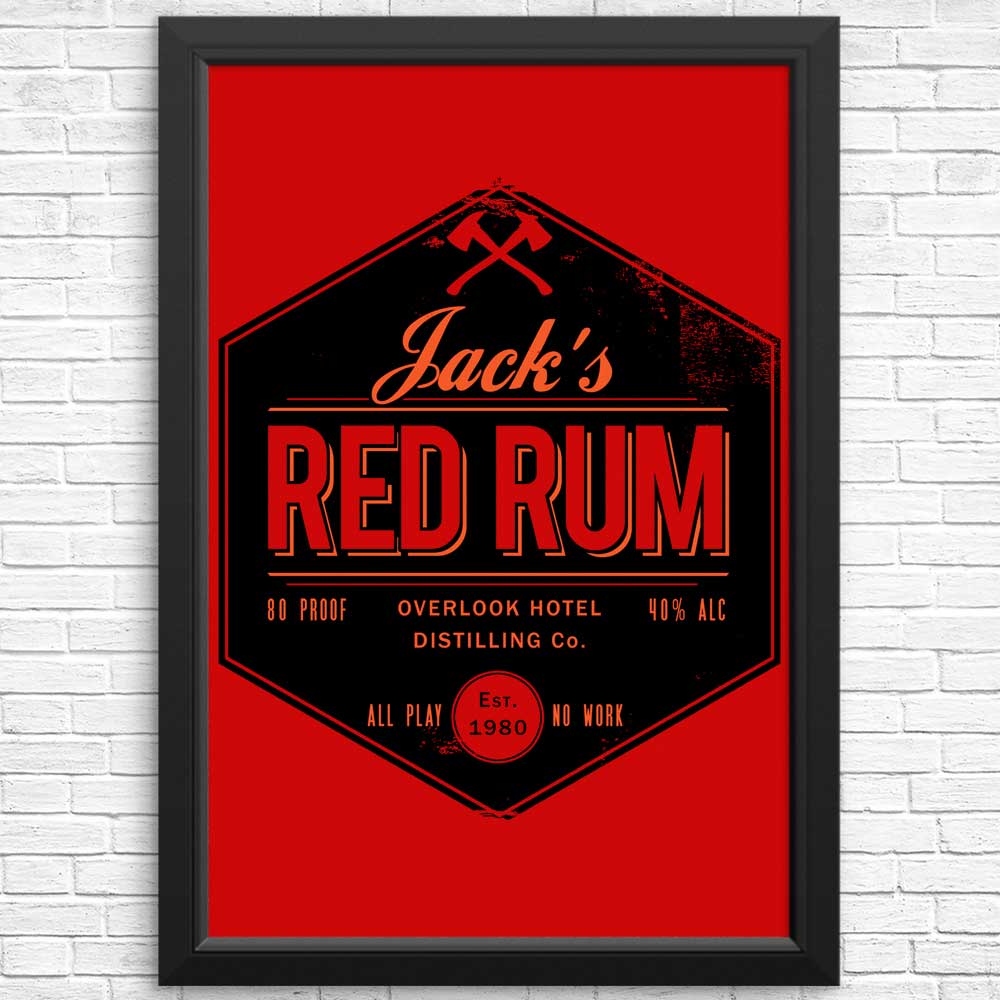 Jack's Red Rum - Posters & Prints