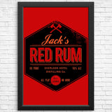 Jack's Red Rum - Posters & Prints