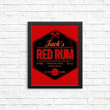 Jack's Red Rum - Posters & Prints
