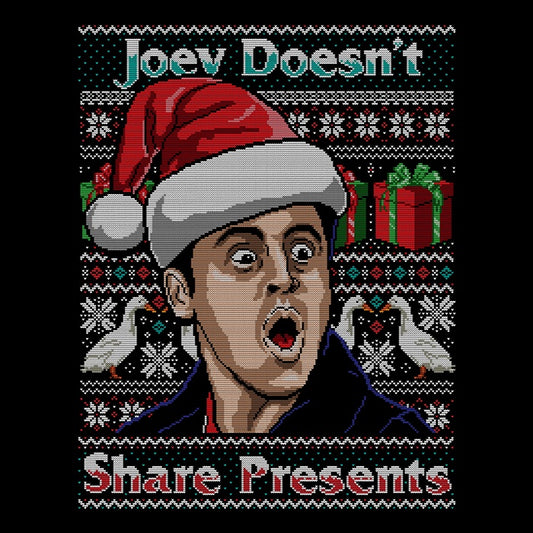 Joey Doesn't Share Sweater - Throw Pillow