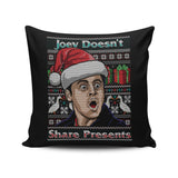 Joey Doesn't Share Sweater - Throw Pillow