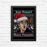 Joey Doesn't Share Sweater - Posters & Prints