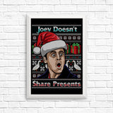 Joey Doesn't Share Sweater - Posters & Prints
