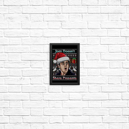 Joey Doesn't Share Sweater - Posters & Prints