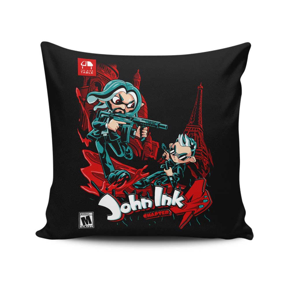John Ink - Throw Pillow | Once Upon a Tee