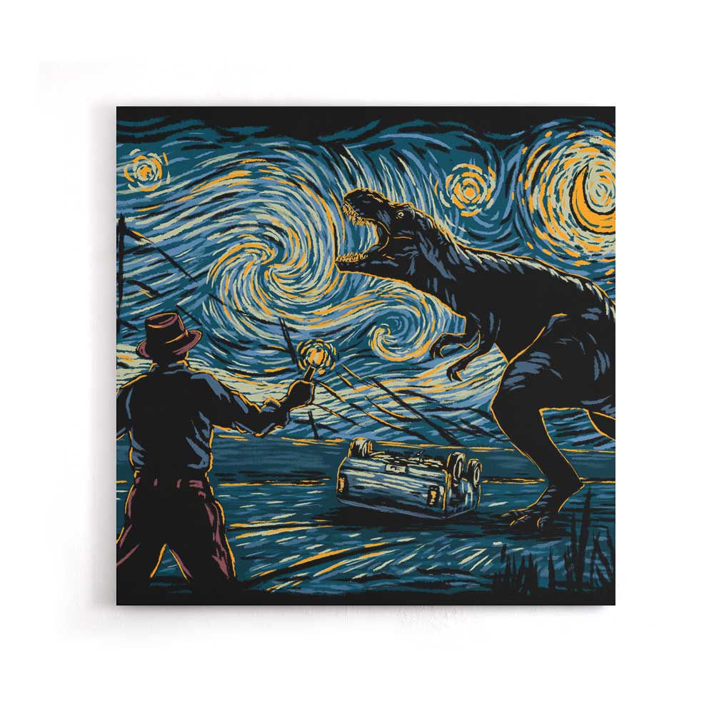 Jurassic Night - Canvas Print