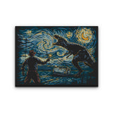 Jurassic Night - Canvas Print