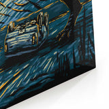 Jurassic Night - Canvas Print