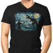 Jurassic Night - Men's V-Neck