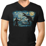 Jurassic Night - Men's V-Neck