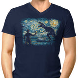 Jurassic Night - Men's V-Neck