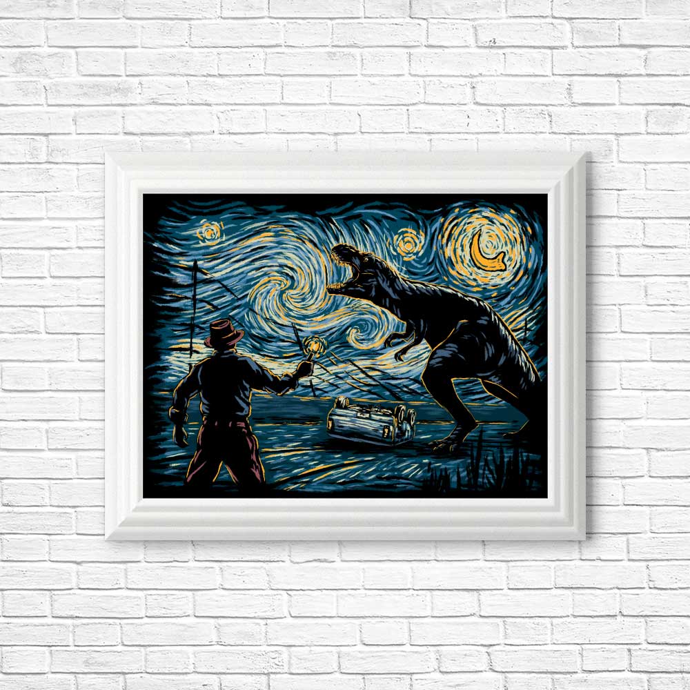 Jurassic Night - Posters & Prints