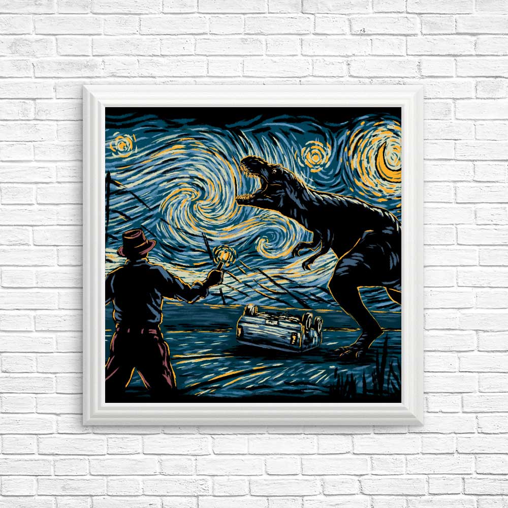 Jurassic Night - Posters & Prints