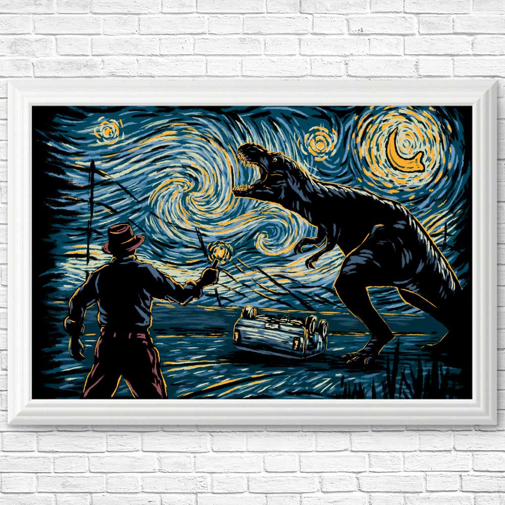 Jurassic Night - Posters & Prints