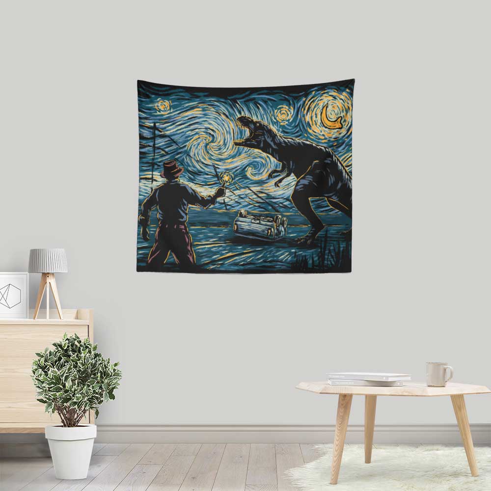 Jurassic Night - Wall Tapestry