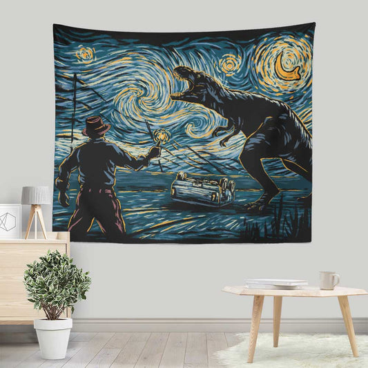 Jurassic Night - Wall Tapestry