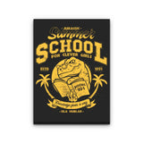 Jurassic Summer School - Canvas Print