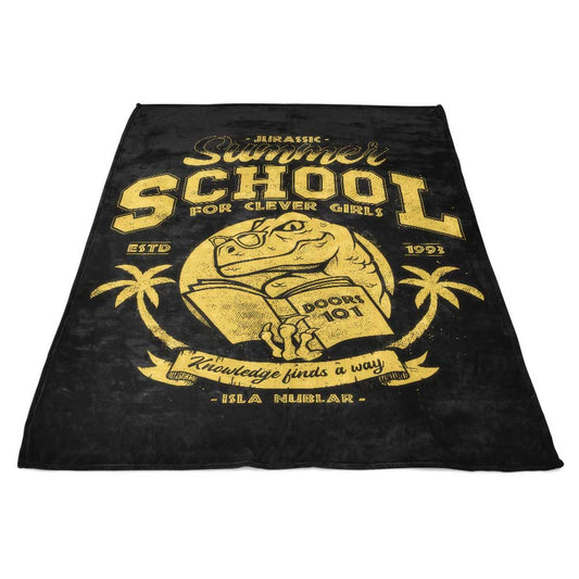 Jurassic Summer School - Fleece Blanket