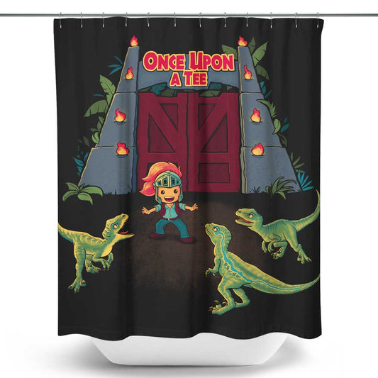 Jurassic Teerion - Shower Curtain