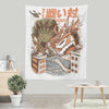 Kaiju Food Fight - Wall Tapestry